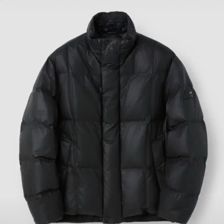 [BUNJANG] Series Leather-Like Padded Jacket 105 / 시리즈 레더라이크 패딩 105