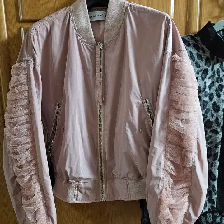 [BUNJANG] JS New York Mesh Frill Windbreaker Jacket / 제이에스뉴욕 바람막이 점퍼