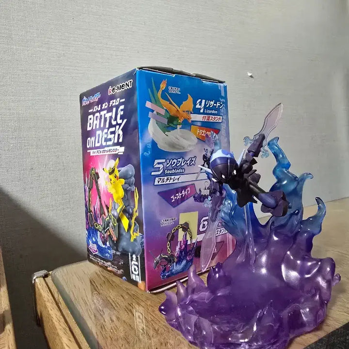 [BUNJANG] Pokemon Re-Ment Battle on Desk Parableyze Figure / 포켓몬 리멘트 데스크탑 파라블레이즈