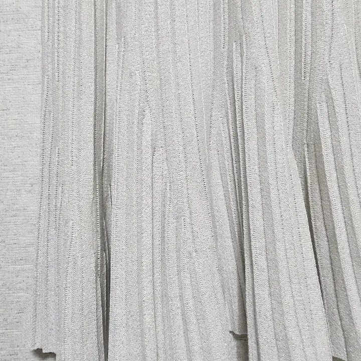 [BUNJANG] Silver Pleated Long Skirt / 실버 플리츠 롱 스커트