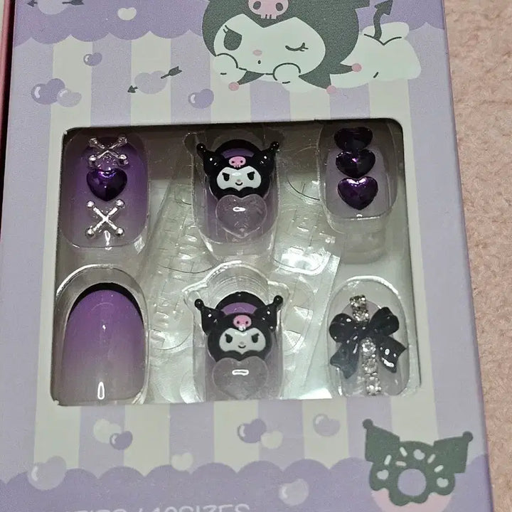 [BUNJANG] Sanrio Hello Kitty/Kuromi Nail Tip Set / *특가*네일팁 세트 키티/태닝키티/쿠로미