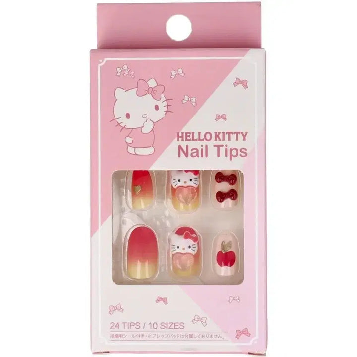 [BUNJANG] Sanrio Hello Kitty/Kuromi Nail Tip Set / *특가*네일팁 세트 키티/태닝키티/쿠로미