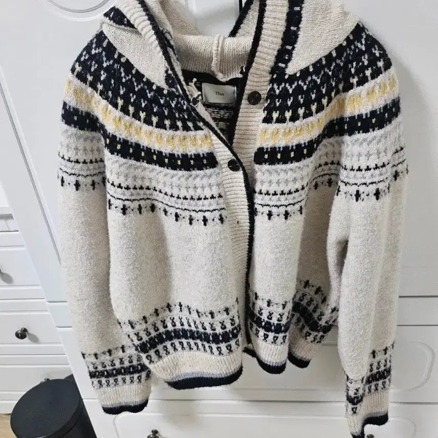[BUNJANG] Theory Hooded Knit Cardigan / Thus 띠어리 후드 니트 가디건