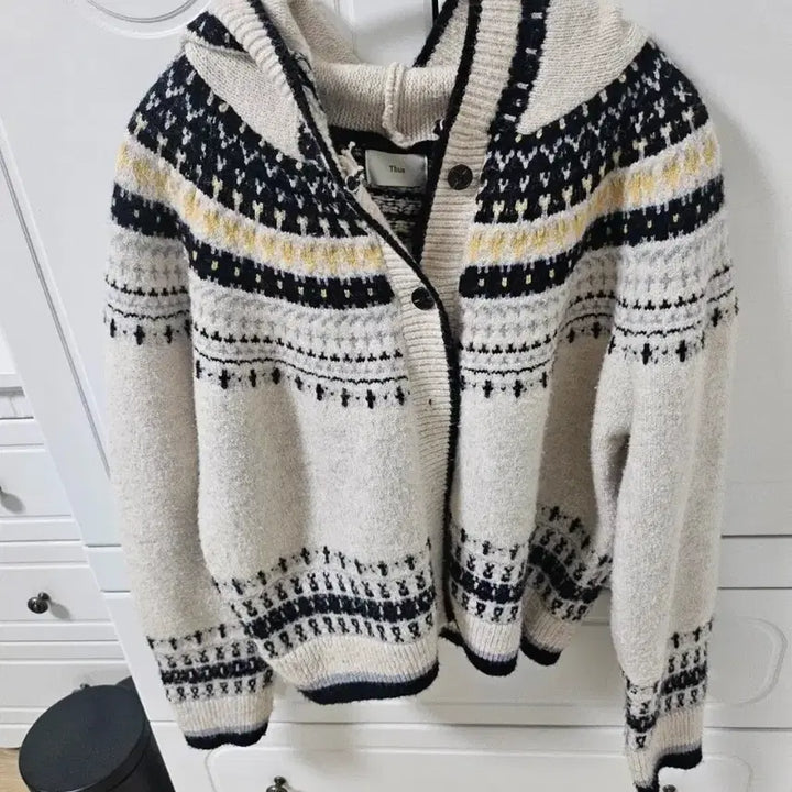 [BUNJANG] Theory Hooded Knit Cardigan / Thus 띠어리 후드 니트 가디건