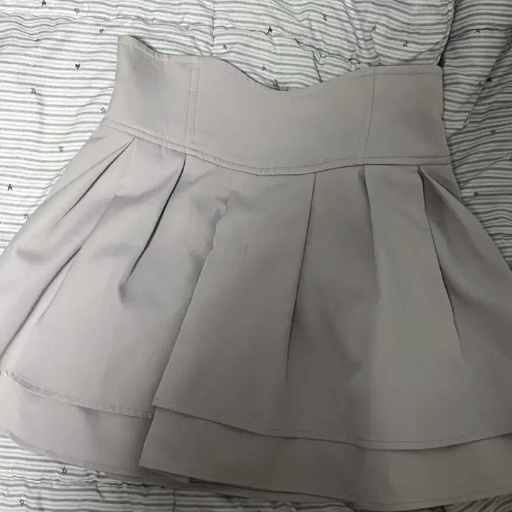 [BUNJANG] Michel Macaron Misak Skirt Blue Gray / [급전]미셸 마카롱 미각 스커트 블루그레이