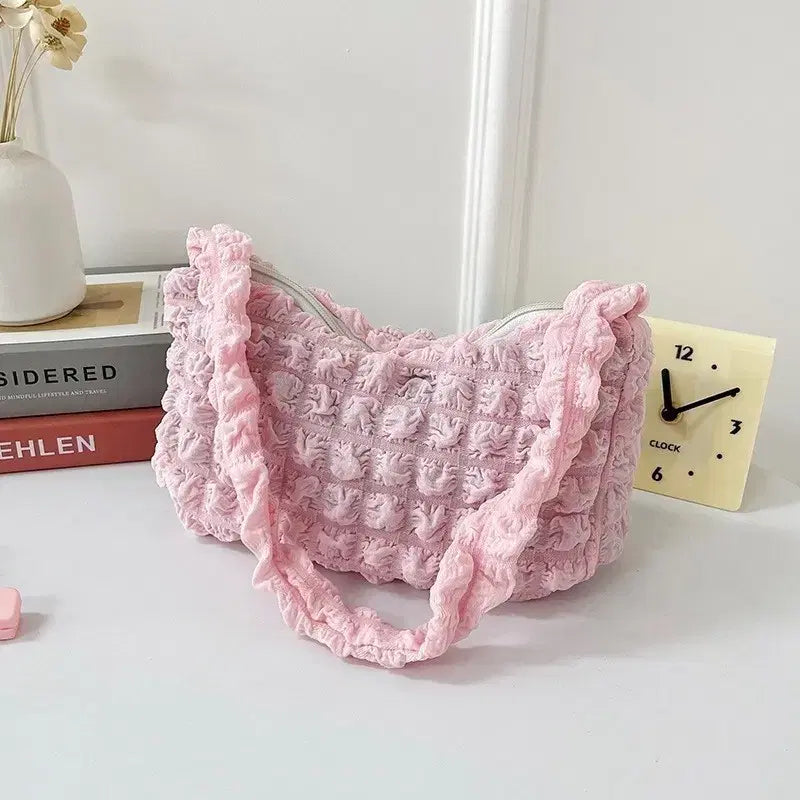 [BUNJANG] Shoulder Bag Pastel Daily Bag / 여성 미니 버블 숄더백 구름백 파스텔 데일리 가방