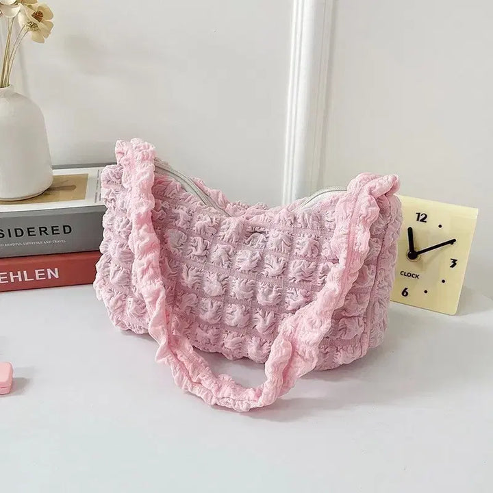 [BUNJANG] Shoulder Bag Pastel Daily Bag / 여성 미니 버블 숄더백 구름백 파스텔 데일리 가방