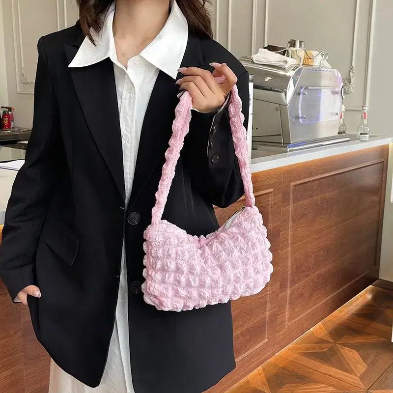 [BUNJANG] Shoulder Bag Pastel Daily Bag / 여성 미니 버블 숄더백 구름백 파스텔 데일리 가방