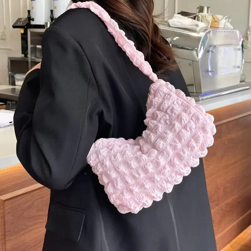 [BUNJANG] Shoulder Bag Pastel Daily Bag / 여성 미니 버블 숄더백 구름백 파스텔 데일리 가방