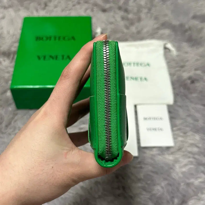 [BUNJANG] Bottega Veneta Maxi Flap Bifold Wallet Green / [풀구성] 보테가베네타 맥시 플랩 반지갑 그린
