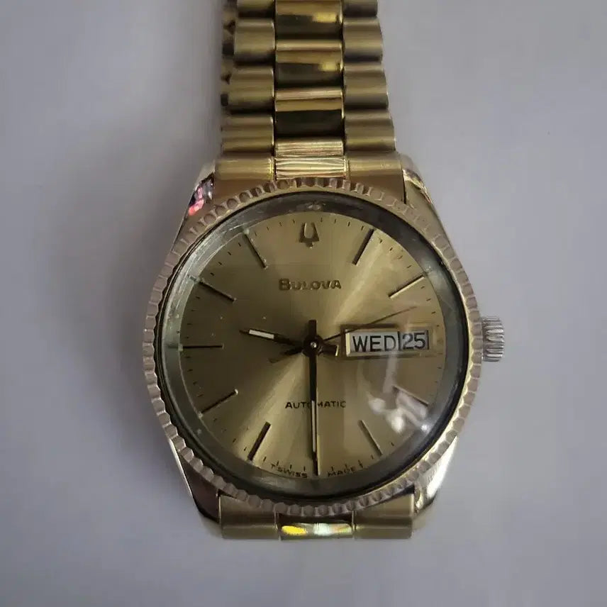 [BUNJANG] Bulova Gold Automatic Watch / 불로바 금장 오토매틱 시계 ( 급처분)