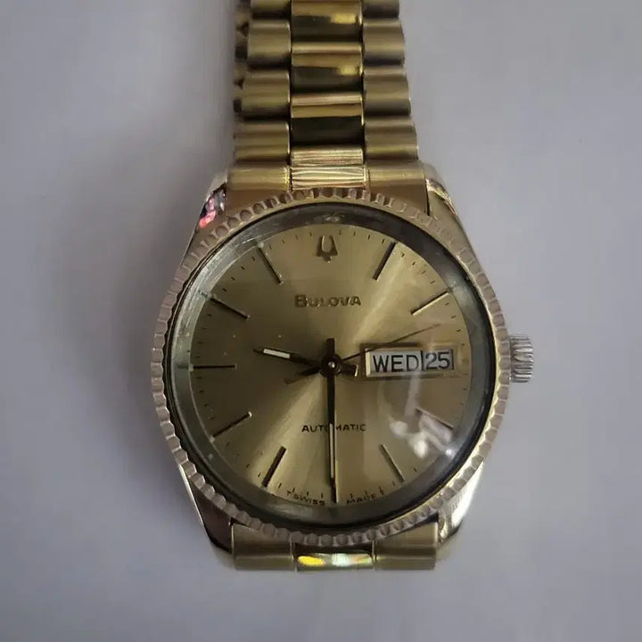 [BUNJANG] Bulova Gold Automatic Watch / 불로바 금장 오토매틱 시계 ( 급처분)