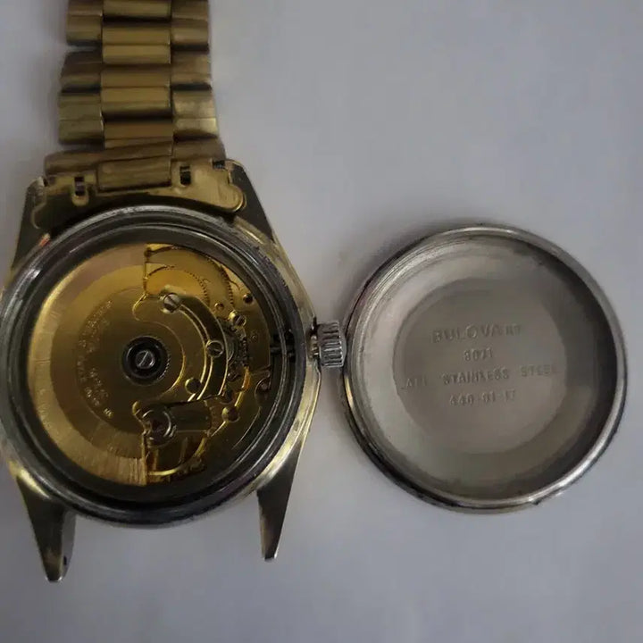[BUNJANG] Bulova Gold Automatic Watch / 불로바 금장 오토매틱 시계 ( 급처분)