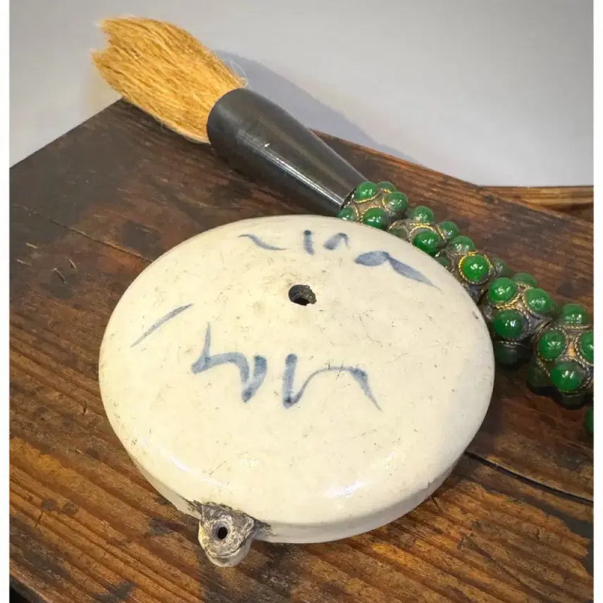 [BUNJANG] Antique Blue and White Porcelain Ink Water Dropper / 고대 문방용품 - 청화백자 연적