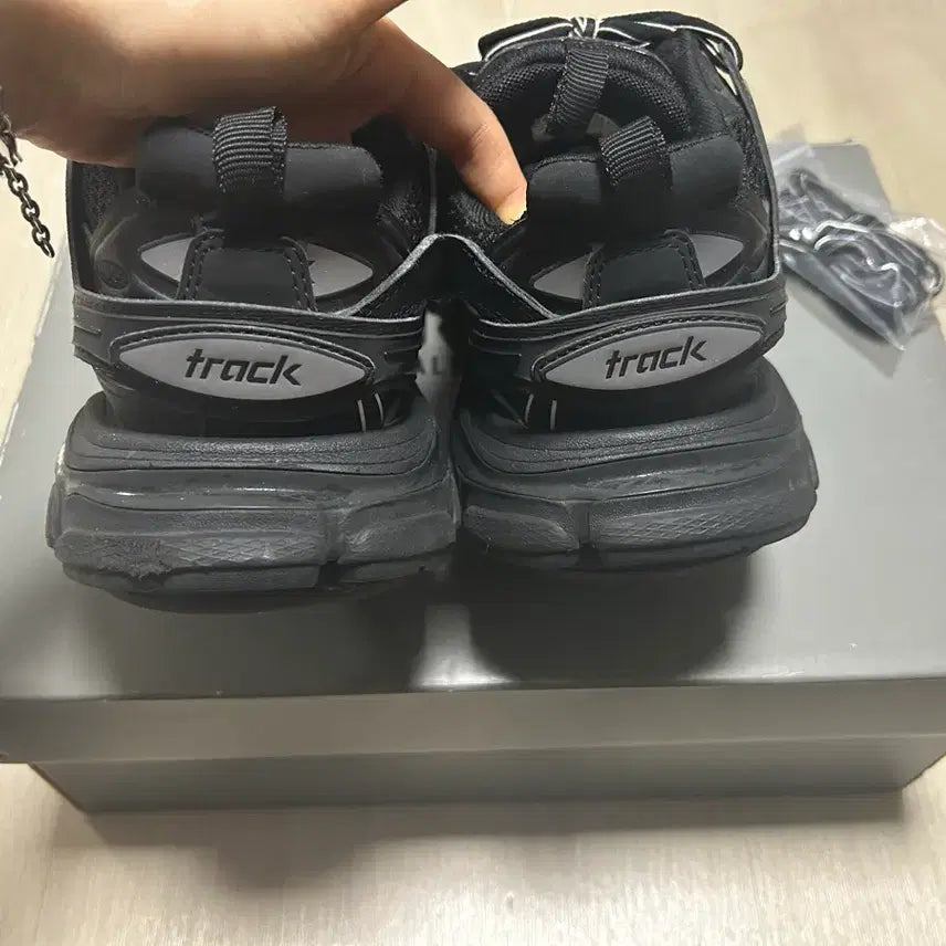 [BUNJANG] Balenciaga Track Sneakers Black Size 36 / 발렌시아가 트랙 블랙 스니커즈 36