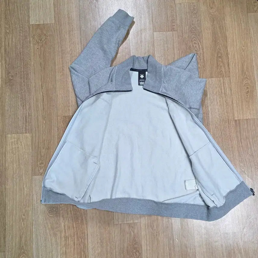 [BUNJANG] Descente Men's Gray Zip-Up Jacket / (택포)데상트 무브 스포츠 회색 집업 자켓 남 95