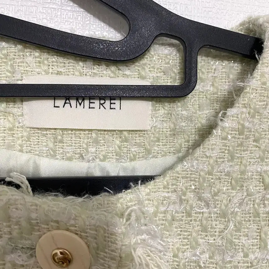 [BUNJANG] Lamei Mint Tweed Jacket / 라메레이 민트 트위드 자켓