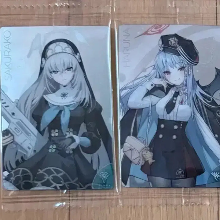 [BUNJANG] Blue Archive Bandai Wafer Photocard Haruna Sakurako / 블루아카이브 반다이 웨하스 포토카드 하루나 사쿠라코
