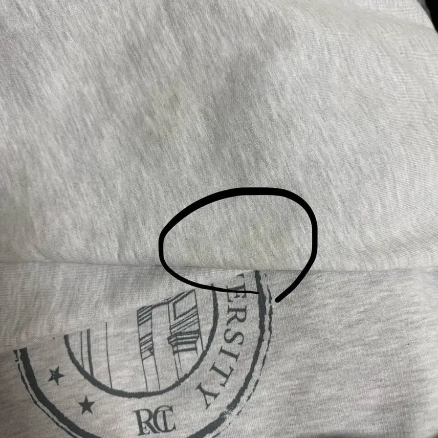 [BUNJANG] RECTO Melange Gray Crop Sweatshirt / 렉토 멜란지그레이 크롭맨투맨 여성FREE 실착3회 운포7