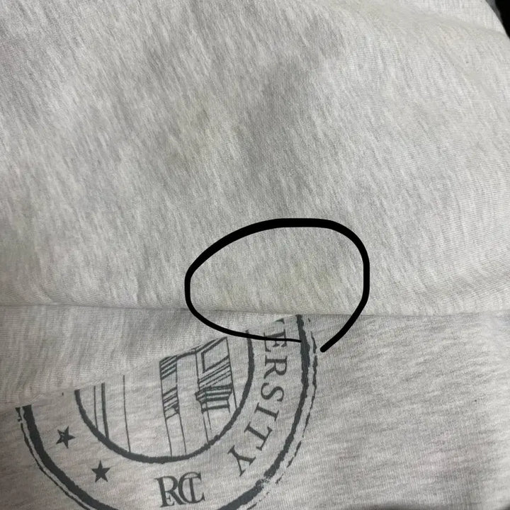 [BUNJANG] RECTO Melange Gray Crop Sweatshirt / 렉토 멜란지그레이 크롭맨투맨 여성FREE 실착3회 운포7