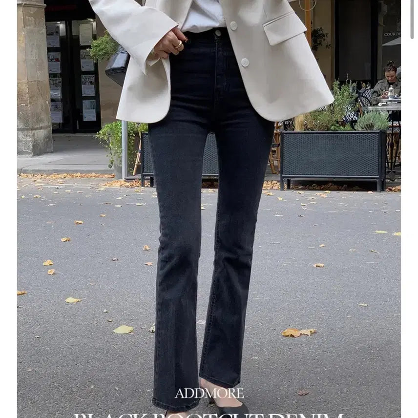 [BUNJANG] Edmore Edin Black Wash Slim Long Bootcut Denim M / 에드모어 에딘 흑청 슬림 롱 부츠컷 데님 M