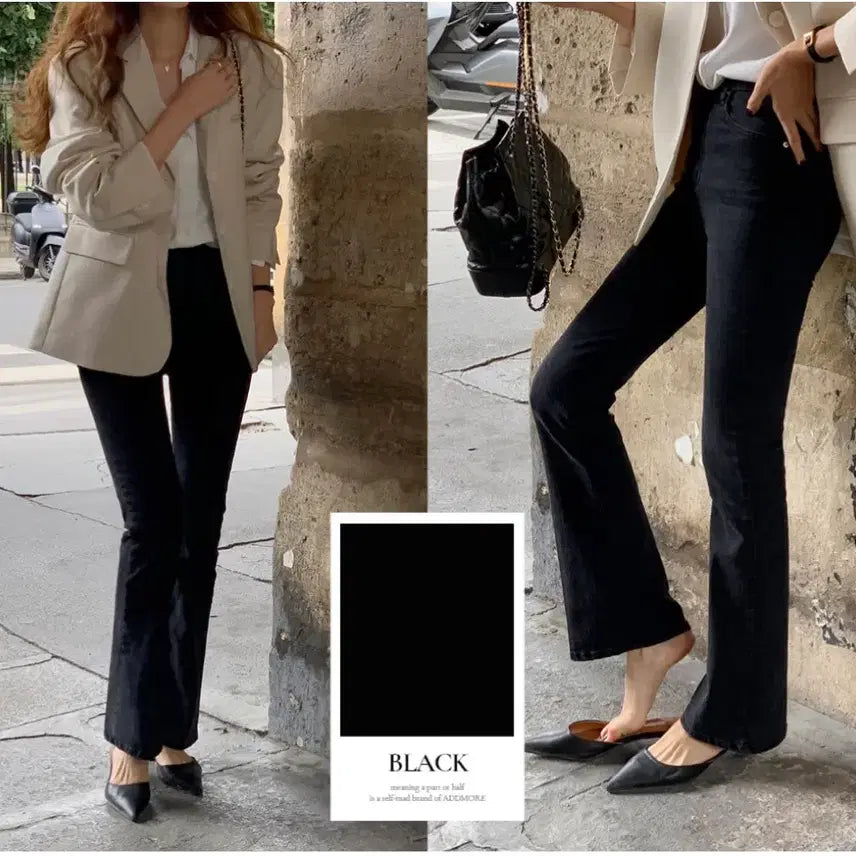 [BUNJANG] Edmore Edin Black Wash Slim Long Bootcut Denim M / 에드모어 에딘 흑청 슬림 롱 부츠컷 데님 M