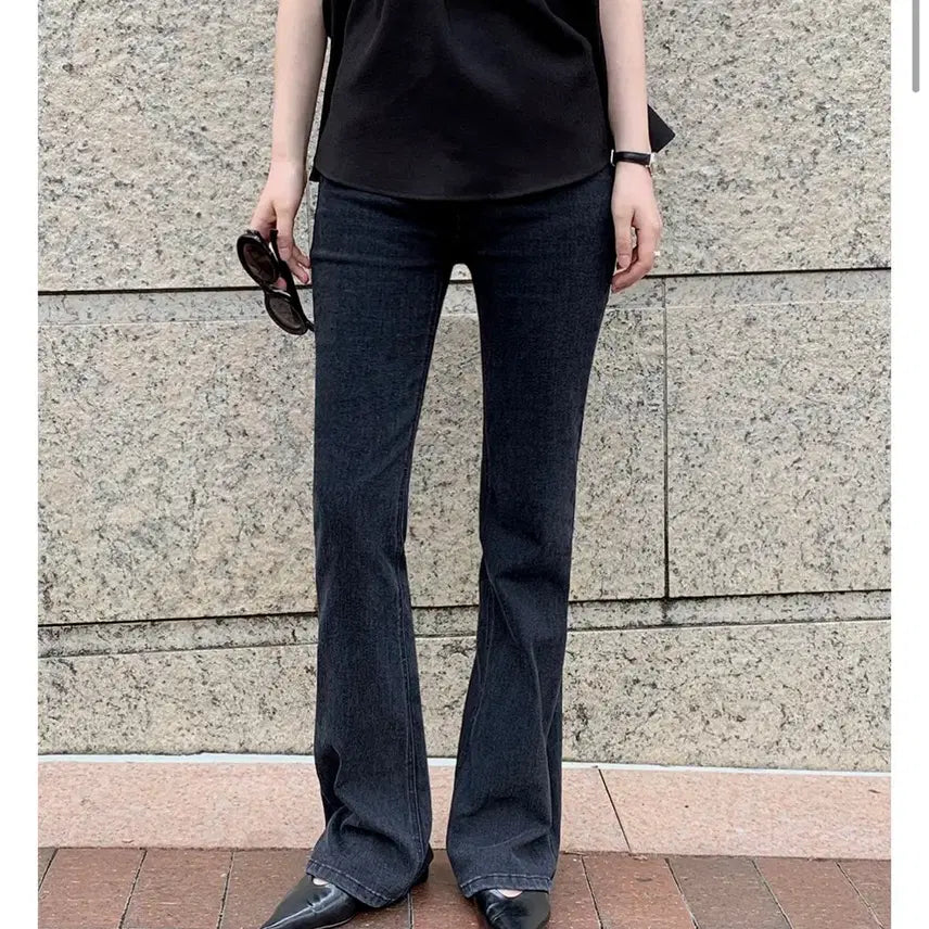 [BUNJANG] Edmore Edin Black Wash Slim Long Bootcut Denim M / 에드모어 에딘 흑청 슬림 롱 부츠컷 데님 M