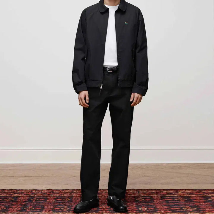 [BUNJANG] Aimé Leon Dore Crest Drizzler Golf Jacket Black / 에임레온도르 크레스트 드리즐러 골프 자켓 블랙 랄프로렌드레익스