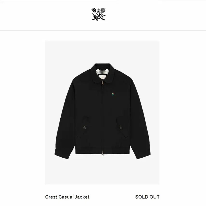 [BUNJANG] Aimé Leon Dore Crest Drizzler Golf Jacket Black / 에임레온도르 크레스트 드리즐러 골프 자켓 블랙 랄프로렌드레익스