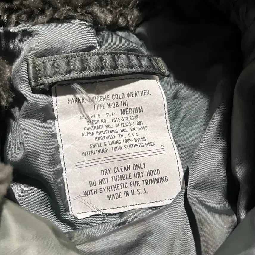 [BUNJANG] Alpha Industries N3B Parka (N) M / 알파인더스트리 N3B 파카