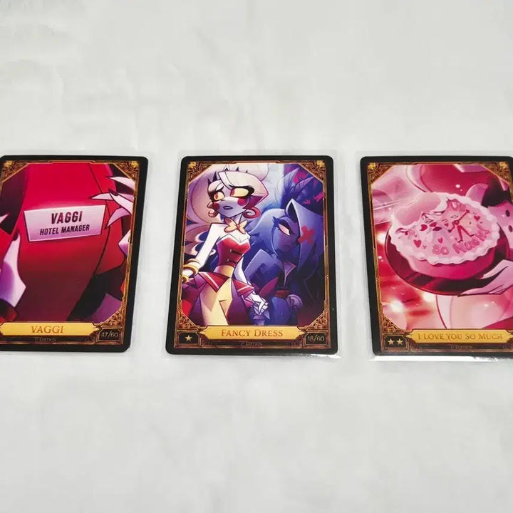 [BUNJANG] Hazbin Hotel Charlie Bag 3-Piece Set Trading Card / Fancy dress/찰리 배기 3개 세트/해즈빈 카드 트레카 18