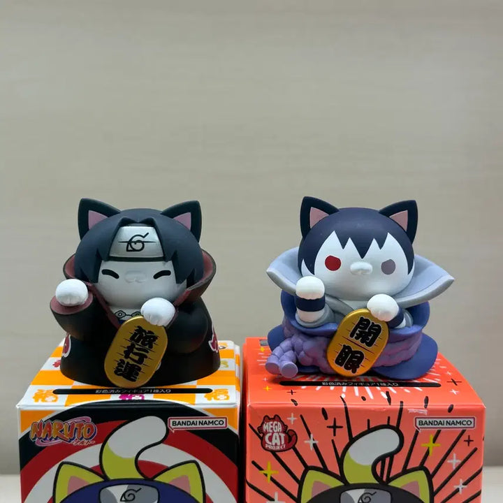 [BUNJANG] Naruto Itachi & Sasuke Maneki Neko Mega Cat Bundle Set / 나루토 메가하우스 이타치 사스케 마네키네코 메가캣 일괄
