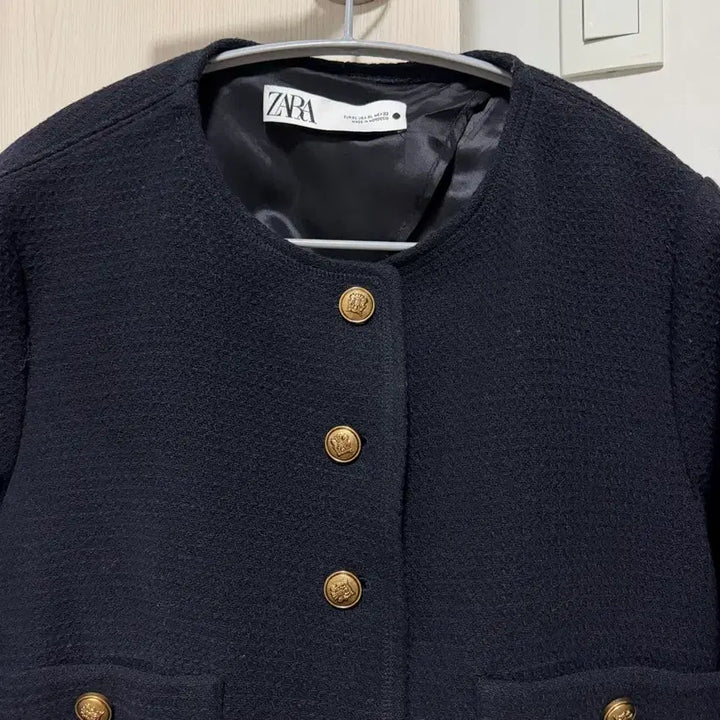 [BUNJANG] Zara Tweed Jacket Black / 자라 트위드 자켓 블랙