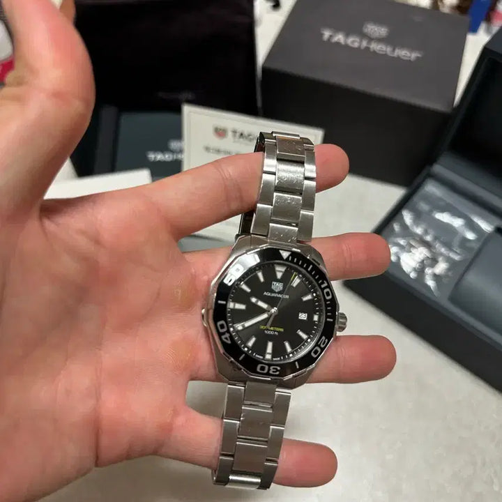 [BUNJANG] Tag Heuer Aquaracer Quartz Watch / 태그호이어 아쿠아레이서 쿼츠 300 급처
