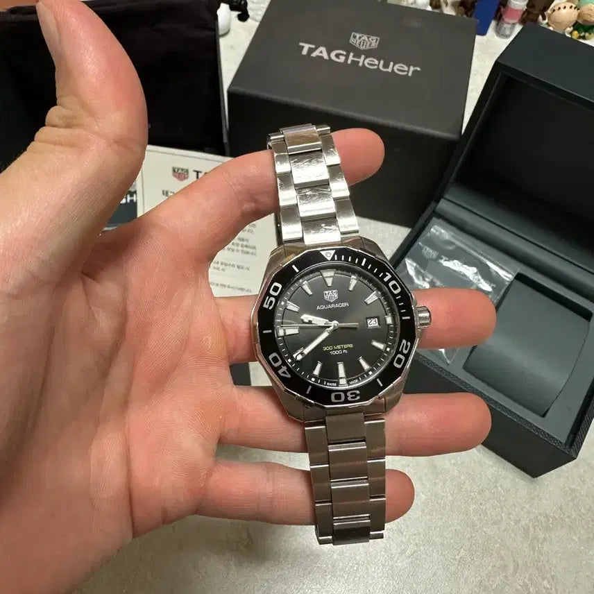 [BUNJANG] Tag Heuer Aquaracer Quartz Watch / 태그호이어 아쿠아레이서 쿼츠 300 급처