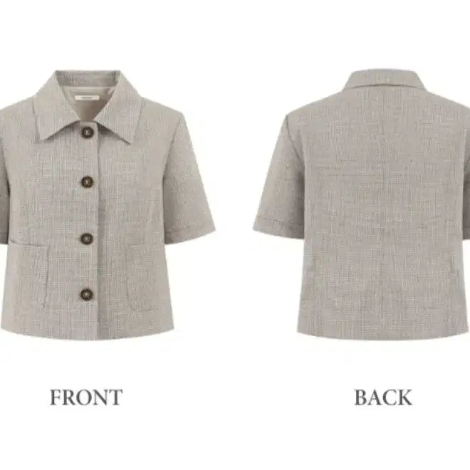 [BUNJANG] Depound Half Sleeve Tweed Jacket / 드파운드 하프 슬리브 트위드 자켓 새 제품