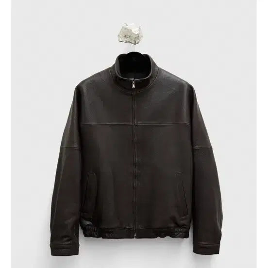 [BUNJANG] M Youth High Neck Leather Jacket / (M) youth 유스 하이넥 레더 자켓 구매합니다