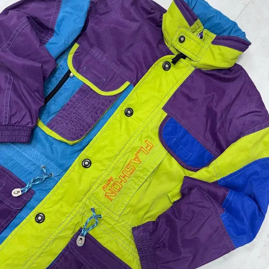 [BUNJANG] 90s Kolon Sport ACTIV Ski Jacket Multicolor / 