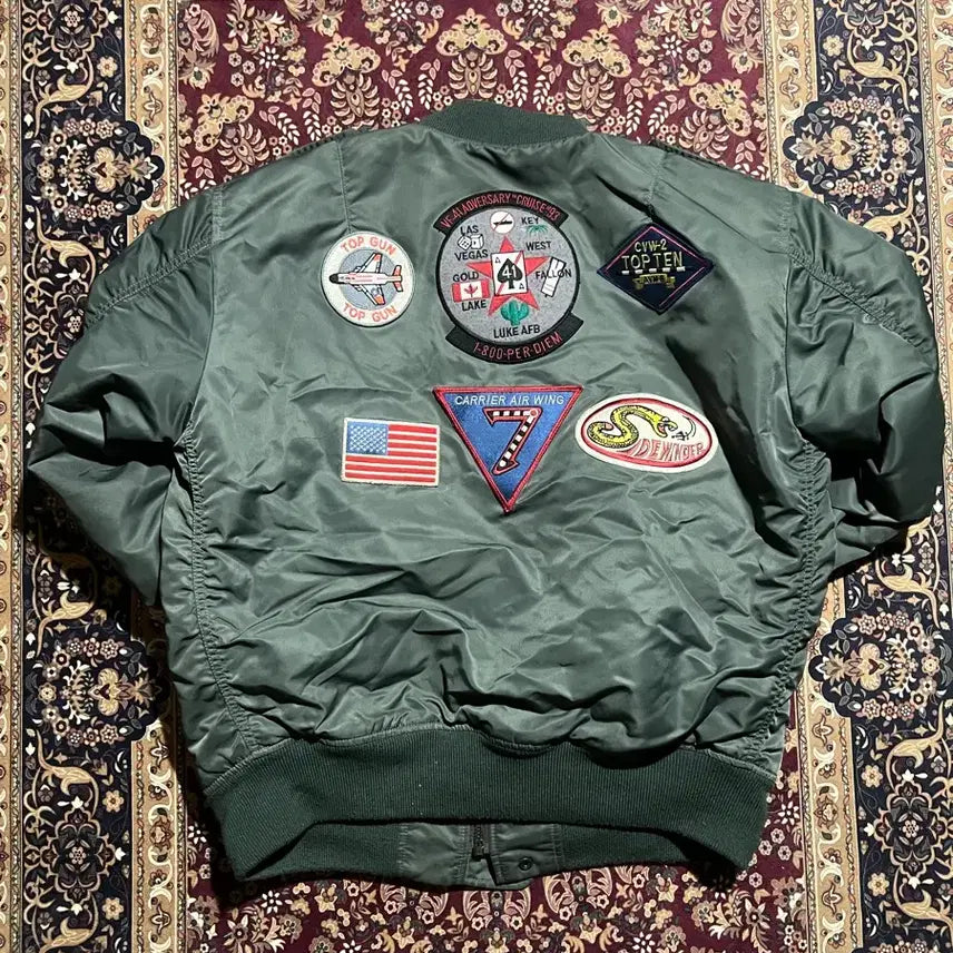 [BUNJANG] Avirex L-2B Top Gun Patch Flight Jacket / 아비렉스 L-2B 탑건 패치 플라이트 자켓