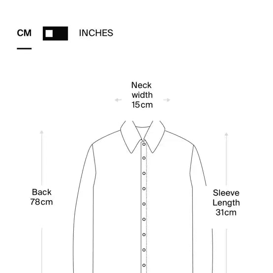 [BUNJANG] COS Shibori Relaxed Short Sleeve Shirt / 코스 X 타바타 시보리 릴랙스드 숏슬리브 셔츠
