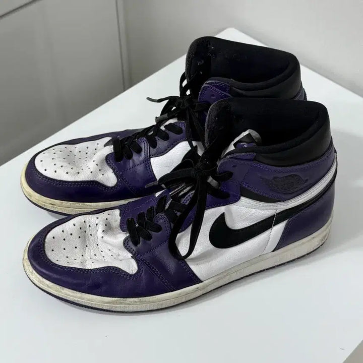 [BUNJANG] Nike Jordan 1 Retro High OG Court Purple 2020 285 / 나이키 조던1 레트로 하이 OG 코트 퍼플2020 285