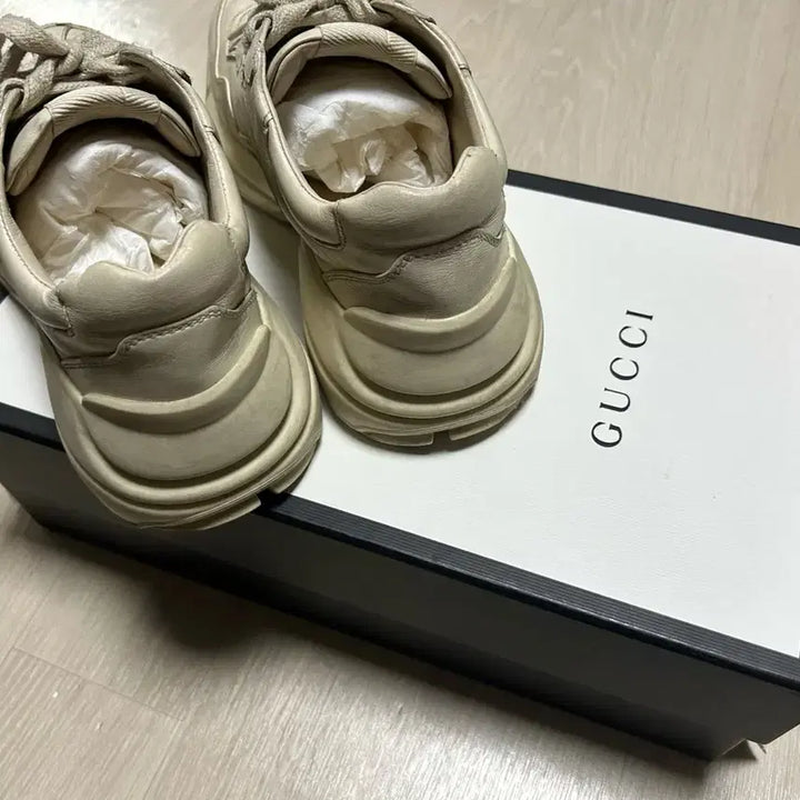 [BUNJANG] Gucci Rhyton Dirty Sneakers / 구찌 롸이톤 더티 36