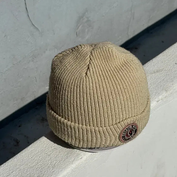 [BUNJANG] Brixton Beige Beanie Hat / [S-M] 브릭스톤 베이지 비니 모자