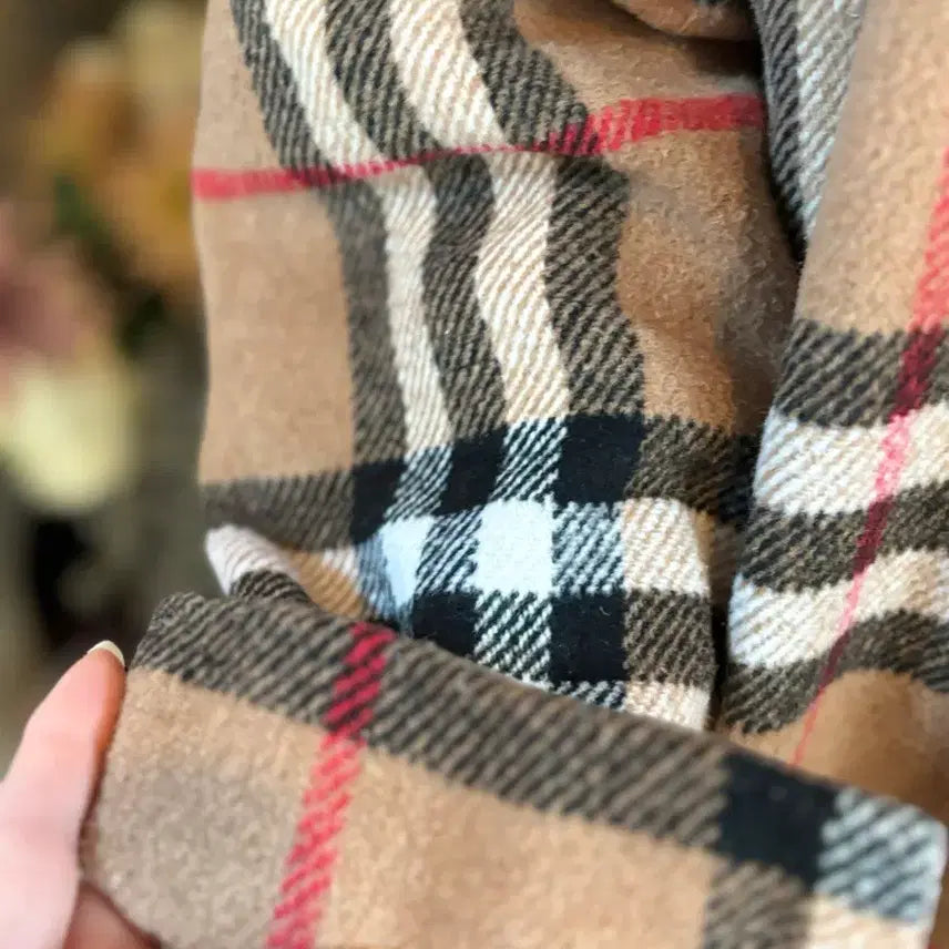 [BUNJANG] Unisex Check Pattern Oversized Jacket / 체크 패턴 오버핏 자켓