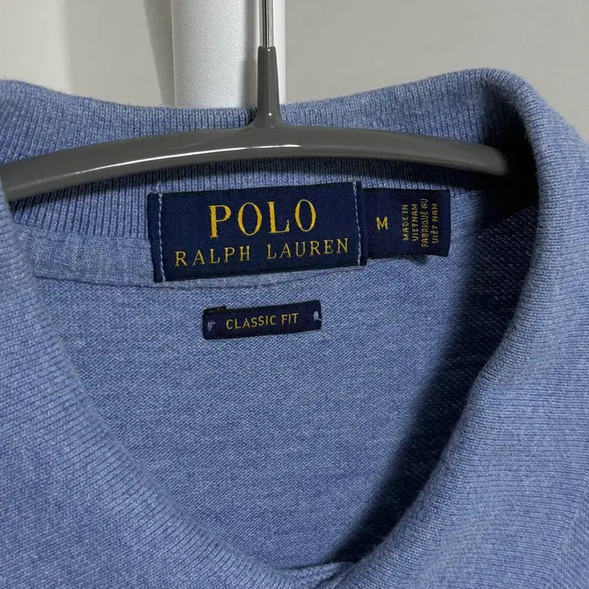 [BUNJANG] Polo Ralph Lauren Pique Shirt Sky Blue M / 폴로 랄프로렌 피케 셔츠 스카이블루 M