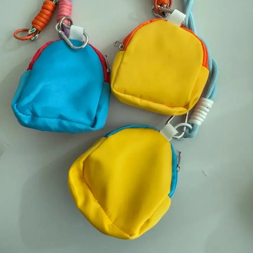 [SOLD OUT] 짱구 미니 백팩 파우치 키링 새상품 (고리 탈부착 가능)