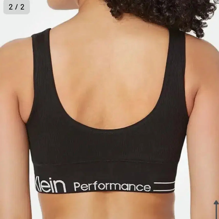 [BUNJANG] Calvin Klein Performance Bralette Black M / 캘빈클라인 퍼포먼스 브라렛 검정 M