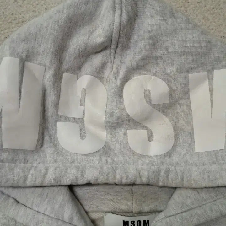 [BUNJANG] MSGM Gray Hoodie / MSGM  후드티 회색