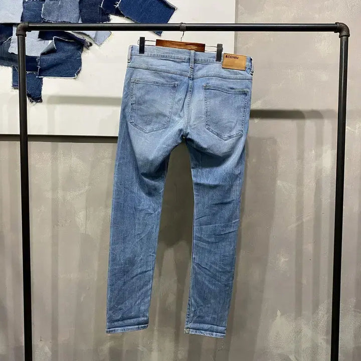 [BUNJANG] H.M Casual Denim Pants (33) / (33인치) H.M 흐앤므 캐주얼 스판 연청바지 데님팬츠