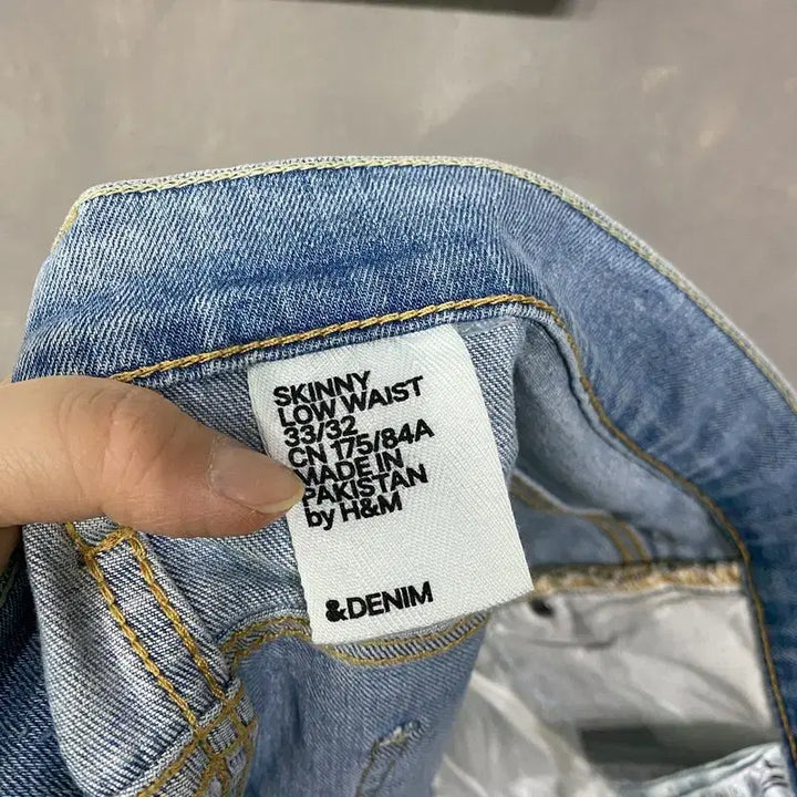 [BUNJANG] H.M Casual Denim Pants (33) / (33인치) H.M 흐앤므 캐주얼 스판 연청바지 데님팬츠